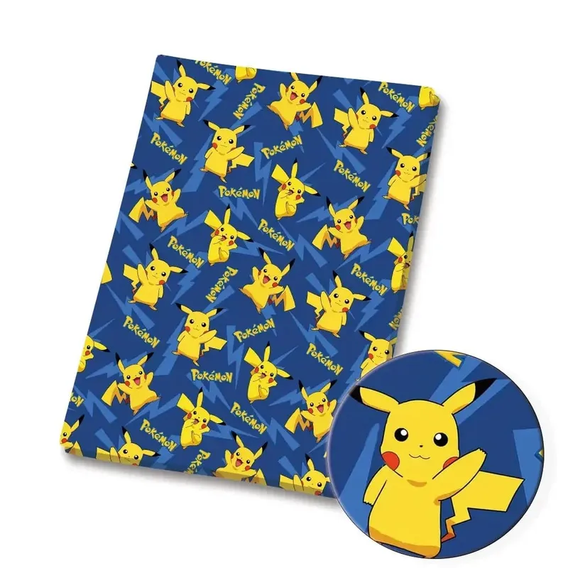 Pokemon Cartoon Stoff140*50cm Handgemachte Nähen Patchwork Quilten Baby Kleid Hause Blatt Gedruckt Stoff Stoff Nähen Kinder — image 10