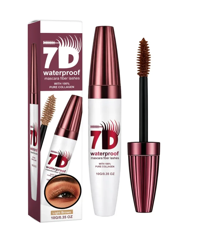 Mascara waterproof 7D a 3 colori, a lunga durata e volume modulabile, ciglia squisitamente complete, trucco occhi ispessente a prova di sbavature — image 7