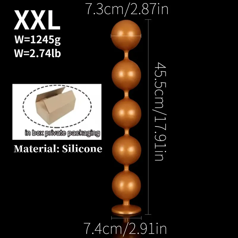 Super Long Anal Beads Anal Plug Prostate Massage Big Butt Plug Vaginal Balls Anal Stimulation Pull Bead Dildo Deep Anal Sex Toys — image 16