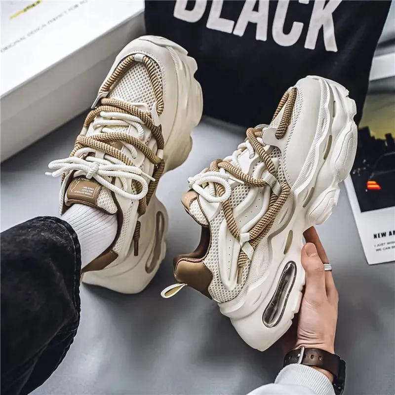 Scarpe da ginnastica casual robuste da uomo Scarpe da corsa leggere e traspiranti per quattro stagioni Scarpe sportive da velocità con suola morbida per giovani — image 5