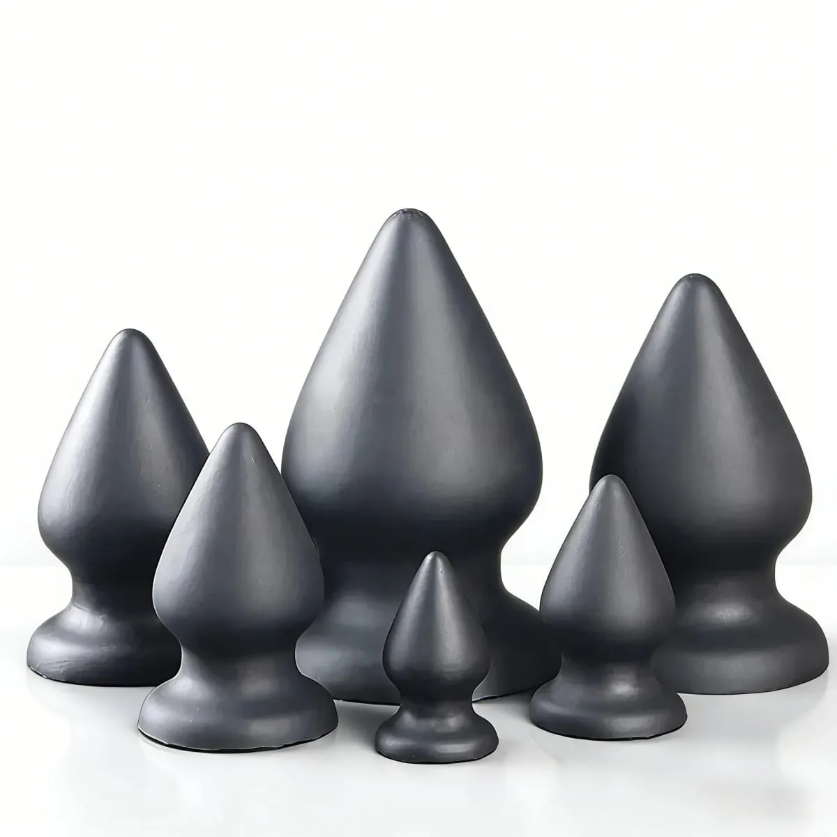 Palam Dubur Besar Silikon Cecair Palam Punggung Kon Lembut Dildo Dubur Besar untuk Wanita Lelaki Urut G-spot/prostat 18+ Mainan Seks — image 1