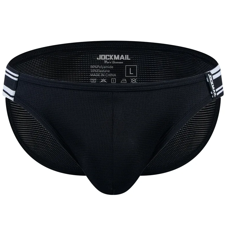 Slip intimi da uomo Mutande in nylon Mesh Quick Dry Sospensorio da uomo Slip bikini Slip da uomo o come pantaloncini da bagno — image 5