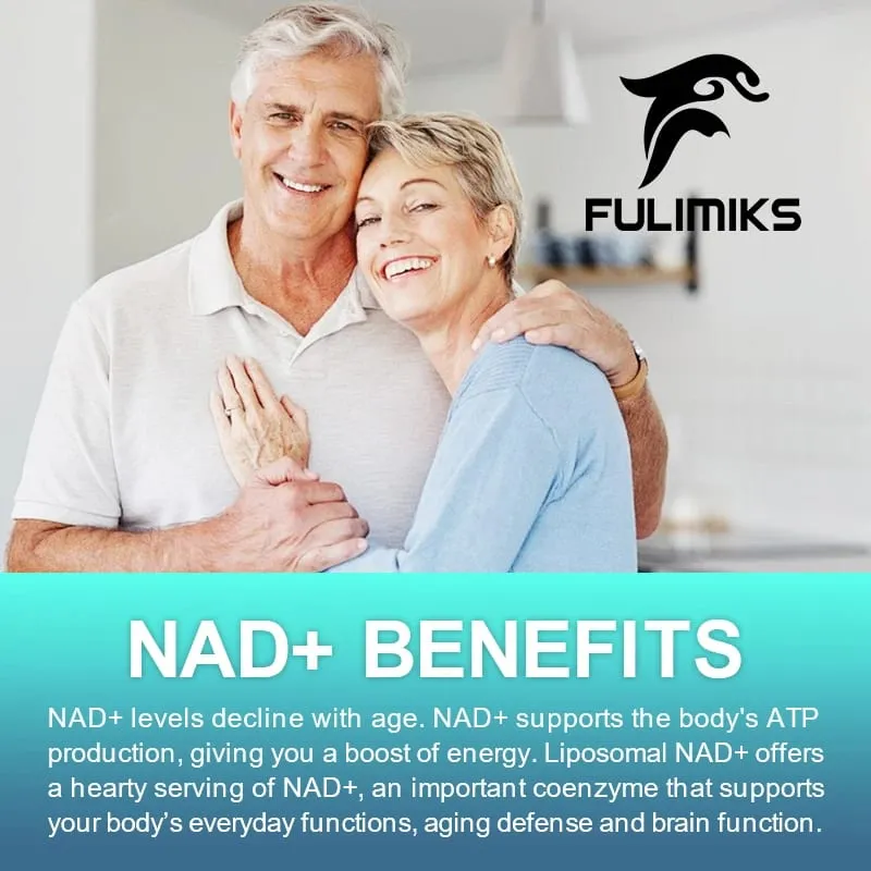 NAD Capsules อาหารเสริม Liposomal NAD+ อาหารเสริม - การป้องกันริ้วรอยแห่งวัย พลังงานเซลล์ การทำงานของหัวใจและสมอง — image 4