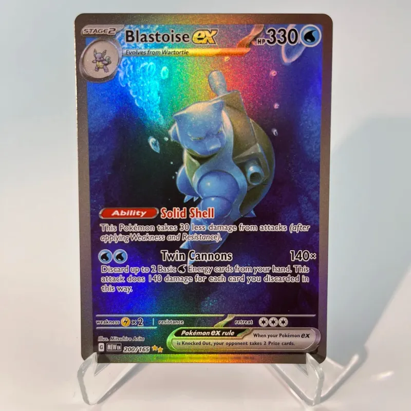 Pokémon 151 PKM Cards PTCG3-D Bulbasaur Squirt Rainbow Gengar ex Holographic Ex GX Rare Collection Battle Toys Hadiah untuk Hobi — image 24
