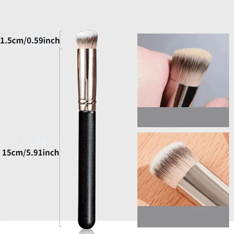 1/2/5/10pcs Foundation Concealer Brush Premium Contour Blusher Borstels Vloeibare Concealer Foundation BB Cream gezicht Make-up Borstel — image 5