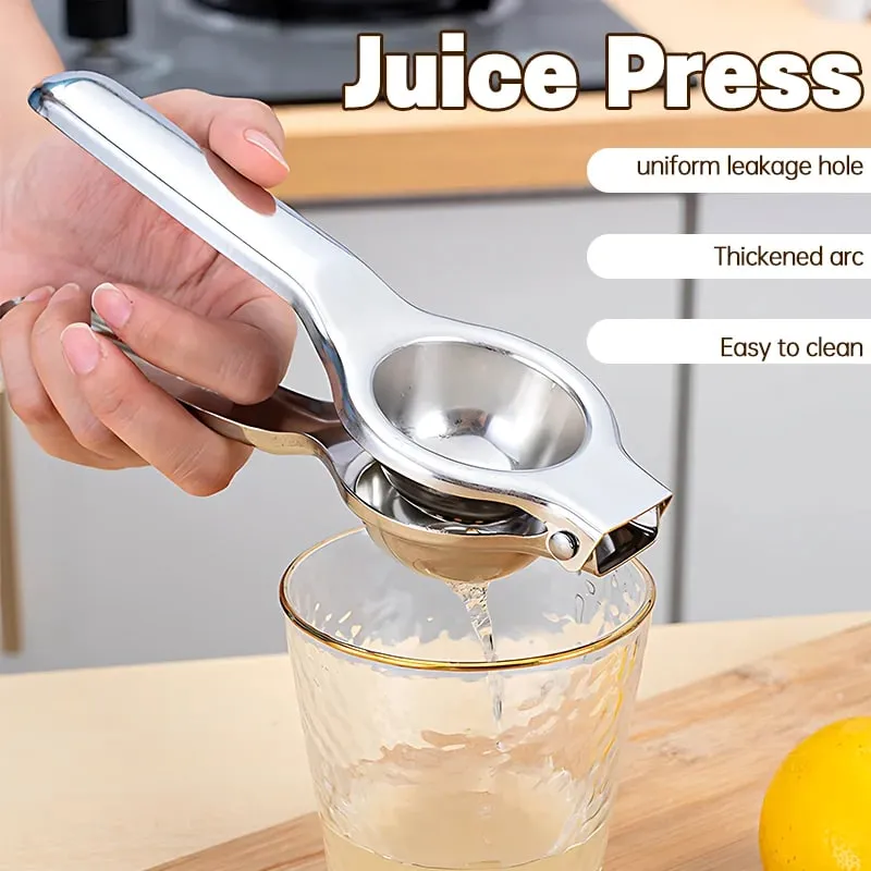 Spremiagrumi manuale in acciaio inossidabile Frutta per la casa Spremiagrumi manuale al limone Spremiagrumi da cucina Spremiagrumi manuale di grandi dimensioni — image 1