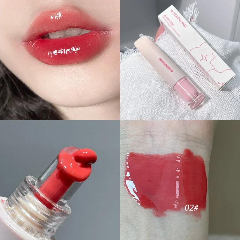 Kristall Gelee Lip Gloss Spiegel Wasser Flüssigkeit Lippenstift Feuchtigkeitsspendende Langlebig Sexy Lip Plumper Lip Tint Make-Up Koreanische Kosmetik — image 10