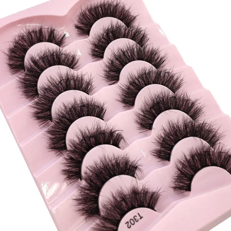 Ciglia soffici Ciglia finte visone Trucco spesso per occhi di gatto Volume naturale lungo Estensione ciglia 3d Ciglia di visone all'ingrosso — image 19