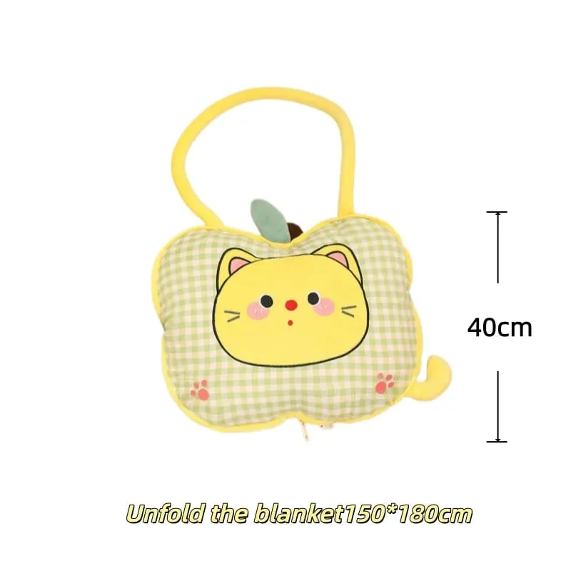 Apple หมอนตุ๊กตาแมวตุ๊กตาหมอน Kawaii โซฟานุ่มเบาะเครื่องปรับอากาศผ้าห่มโยนหมอนน่ารักของขวัญวันเกิด — image 12