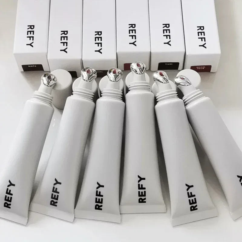 Brand Refy Lesk na rty Kovový aplikátor Hluboce hydratační Vyživující Plumping Lesk Nelepkavý saténový make-up nahé rty Kosmetika — image 3