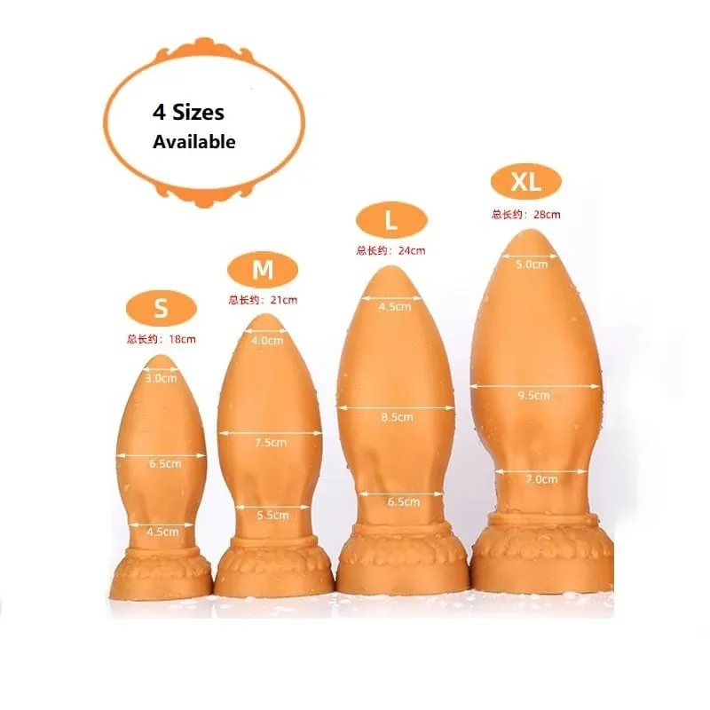 Süper Büyük Sıvı Silikon Anal Plug Büyük Yapay Penis ButtPlug prostat masaj aleti Vajina Anüs Genişleme Seks Oyuncakları Ürün Erkekler Için Eşcinsel — image 2