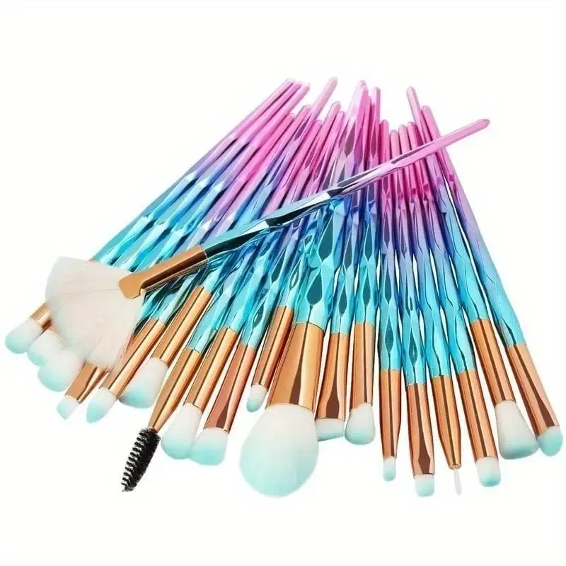 Ensembles de pinceaux de maquillage, fond de teint, sourcils, Eyeliner, correcteur de Blush, outils cosmétiques
