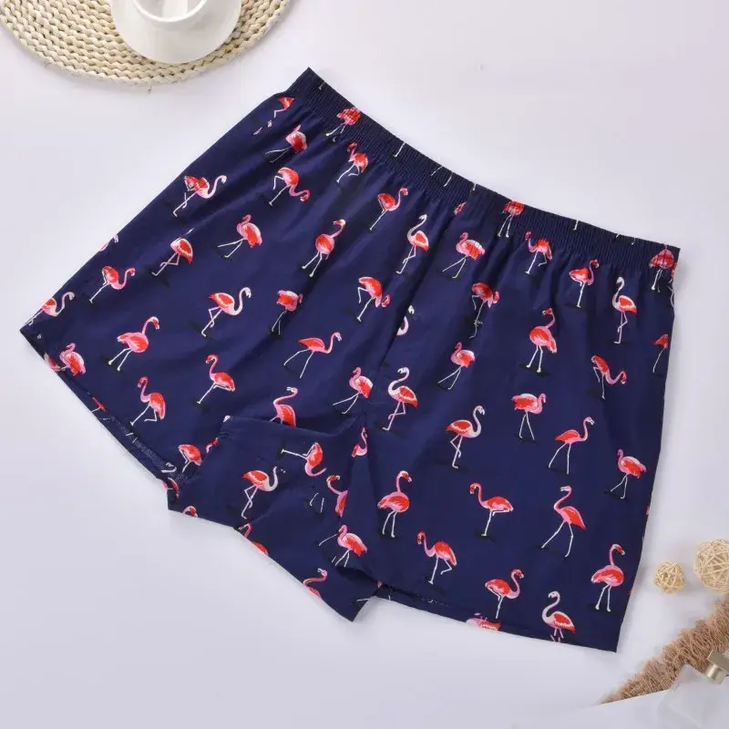 Herren-Unterwäsche, Boxershorts, Baumwolle, Schlafunterhose, hochwertige Marken, kurz bedruckt, locker, bequem, Homewear, Herrenhöschen — image 4