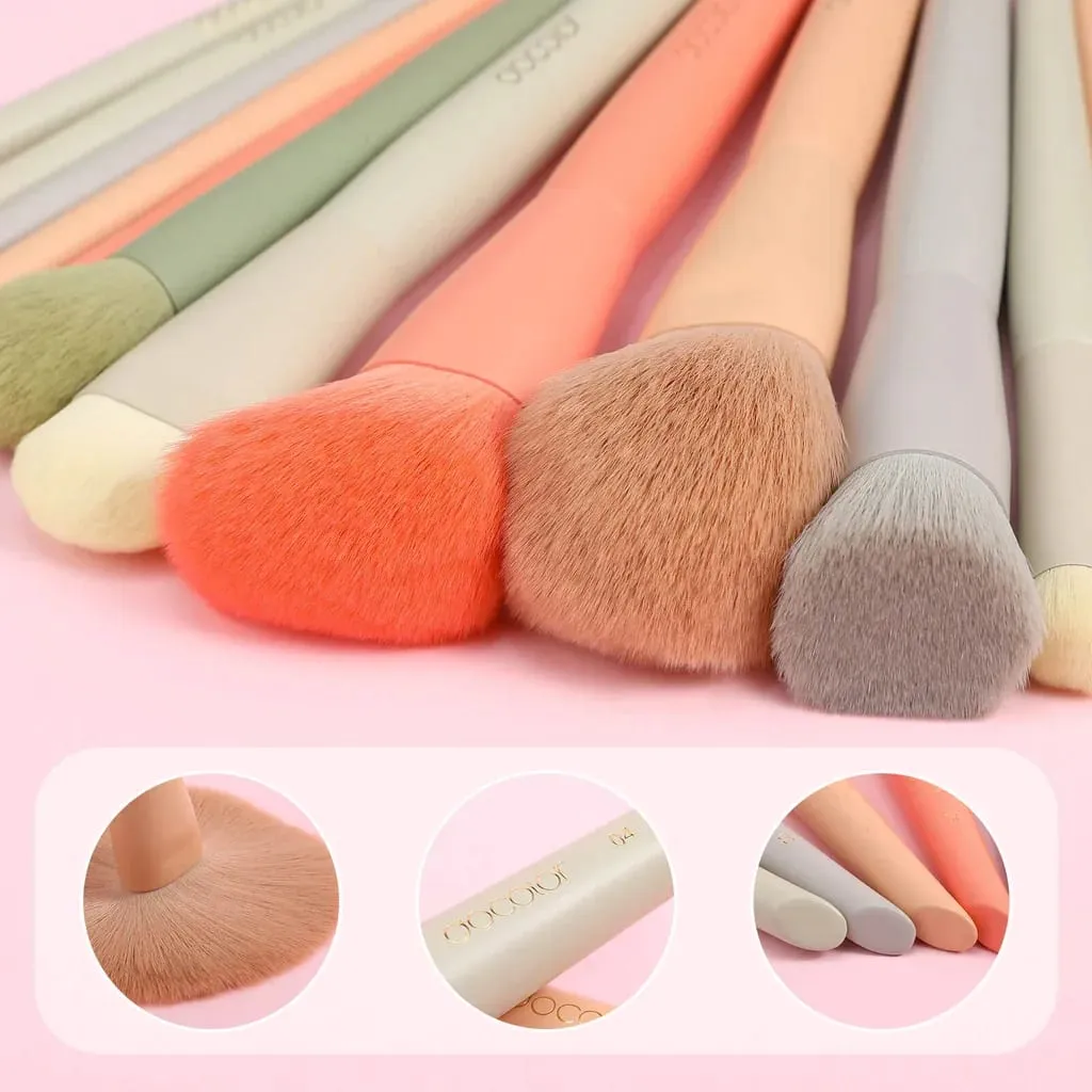 แปรงแต่งหน้า Docolor 17 ชิ้นชุดแปรงแต่งหน้าแปรงรองพื้นสังเคราะห์ Powder Contour อายแชโดว์ Liner Blending Highlight TOOL — image 4