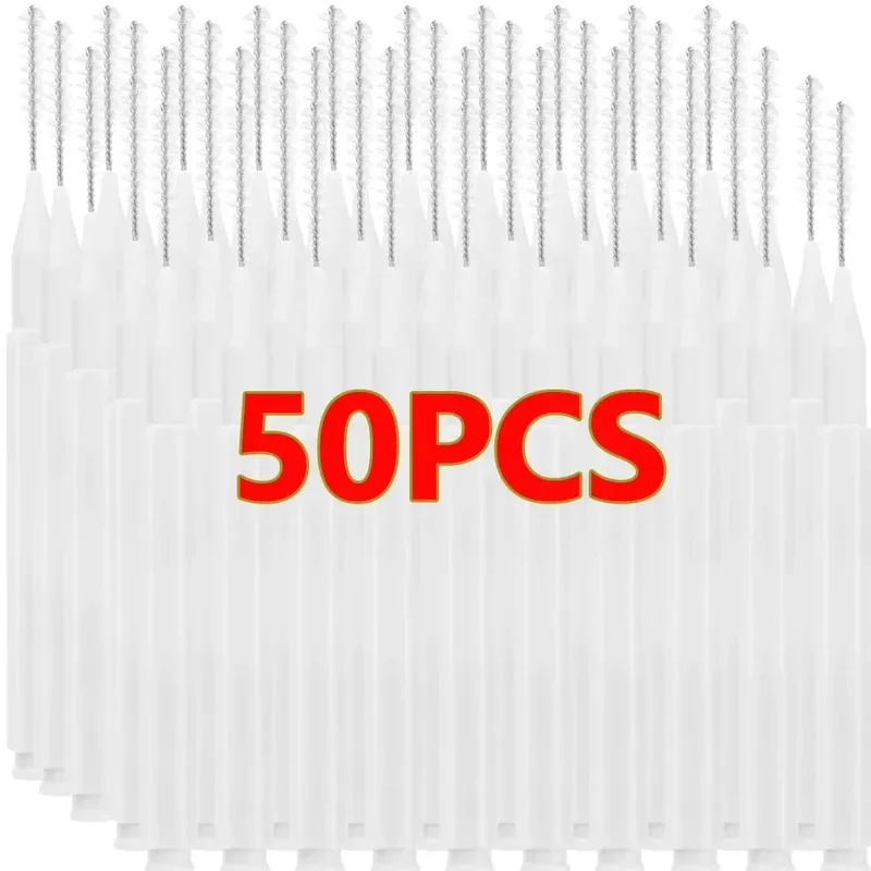 50pcs Mini Eyebrow Brush Disposable Lightweight Brow Lifting Brushes Portable Eyelash Extension Comb Perm Brush Lash Accessories — image 11