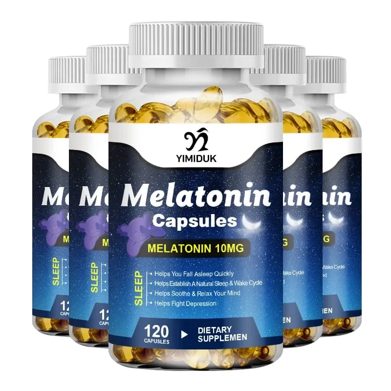 Melatonina 10mg Integratore alimentare per il sonno No Habit Sonno profondo Contiene melatonina - Sonno sano - 120 Capsule — image 12