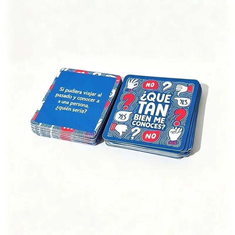 เกมบทสนทนาทำลายน้ำแข็งภาษาสเปน QUE TAN BIEN ME CONOCES การ์ดปาร์ตี้เพื่อน — image 3
