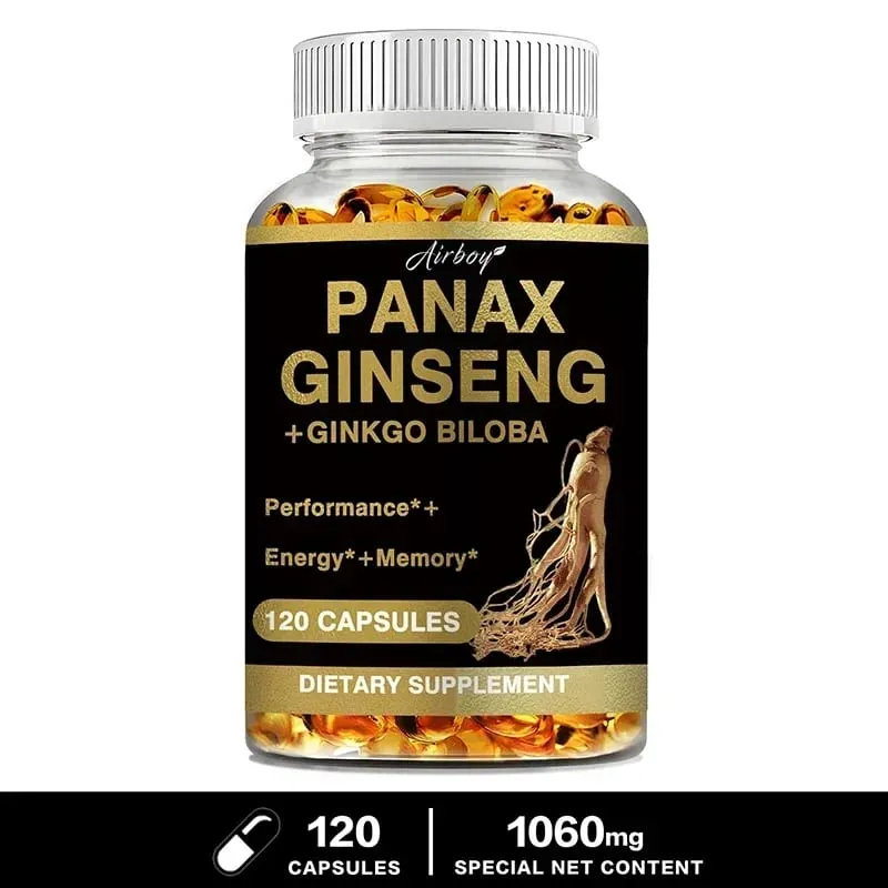 Panax Ginseng + Ginkgo Biloba - Podpora imunity Zlepšení fyzického výkonu Zlepšení paměti a udržení celkového zdraví