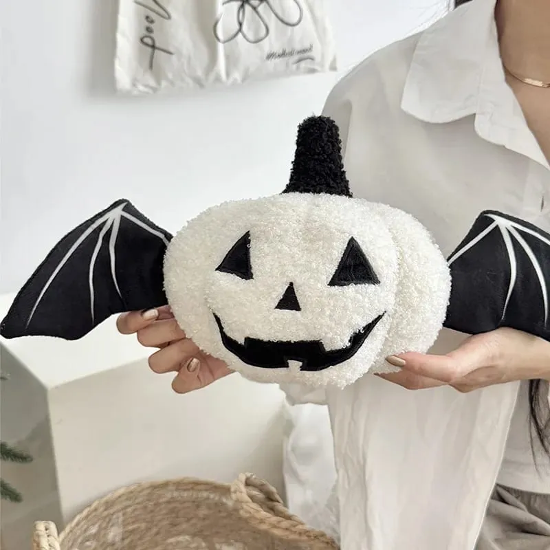 Festliches Halloween-Kürbis-Plüschkissen, weiches Kissen-Set, Geister-Spielzeug, Geschenk, kreative Heimdekoration für Kinder und Erwachsene, Party-Essentials
