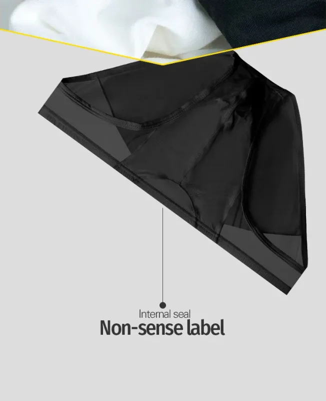 1PCS Lelaki Seluar Dalam Bikini Sheer Disambung Rekaan Panel Jala Hitam Bahan Anjal Lembut Seluar Dalam Lelaki Kontur 3D — image 9