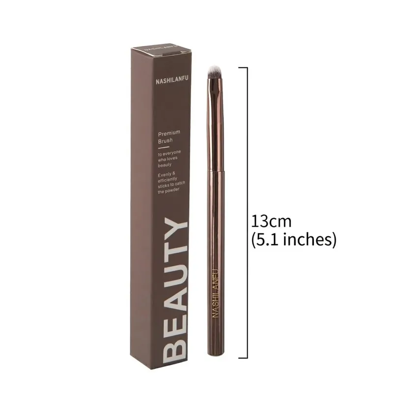 Serie de brochas de maquillaje, base en polvo, corrector, colorete, contorno, sombra de ojos, delineador de ojos, punteado, resaltador, cepillo para esculpir — image 11