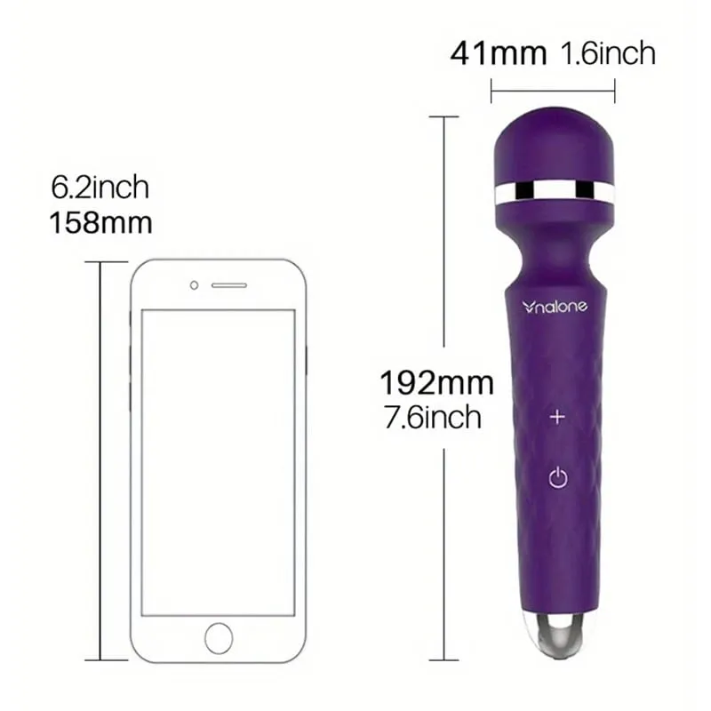 Nalone Krachtige Vibrator Optioneel 3 Nozzles USB Opladen Toverstaf AV Vibrator Stimulator Trillingen Dildo Volwassen 18+ Vrouwen Seksspeeltje