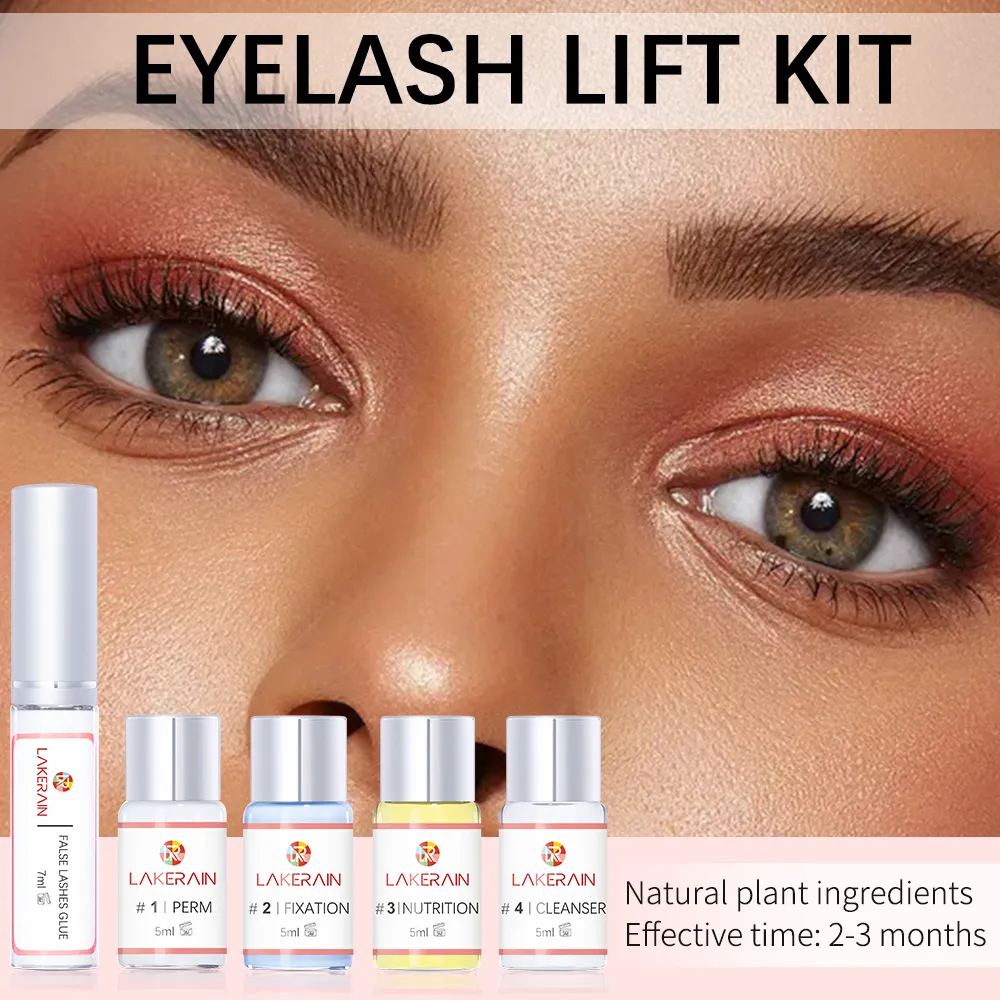 Spedizione gratuita Kit per sollevamento ciglia a lunga durata Sollevamento ciglia Perming Lozione Fissaggio Colla Ricci Lasher Salone di bellezza Uso domestico Kit Pro — image 3