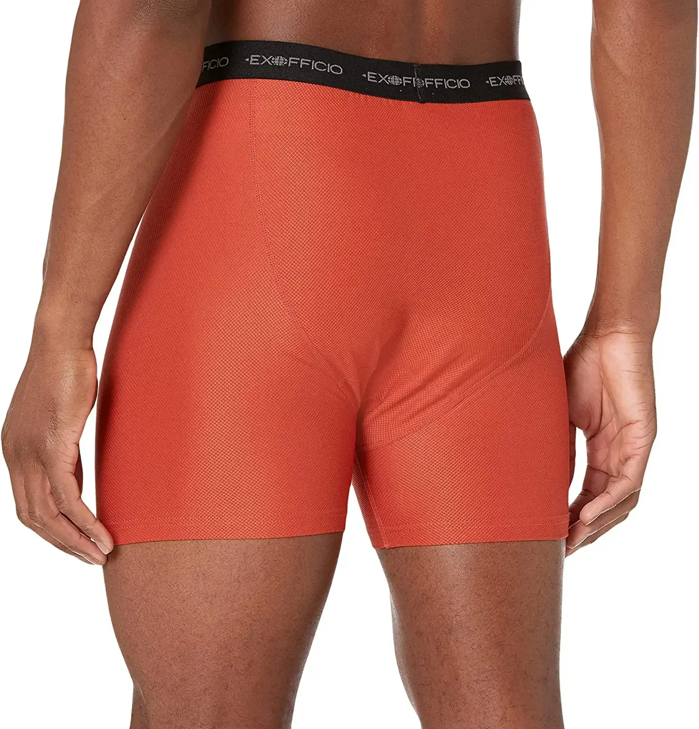 ExOfficio Men's Boxer Brief 2 Pack Men Sports Mesh Boxer Quick Drying Lightweight Breathable Outdoor Men Underwear USA Size