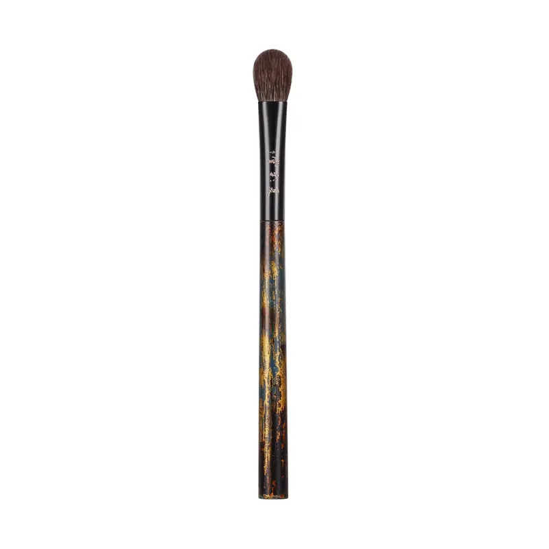 DS-02(HS) Profesionální ruční štětec na make-up Velký štětec na oční stíny Borovice Veverka Kozí srst Raw Lacquer Rukojeť štětce na make-up