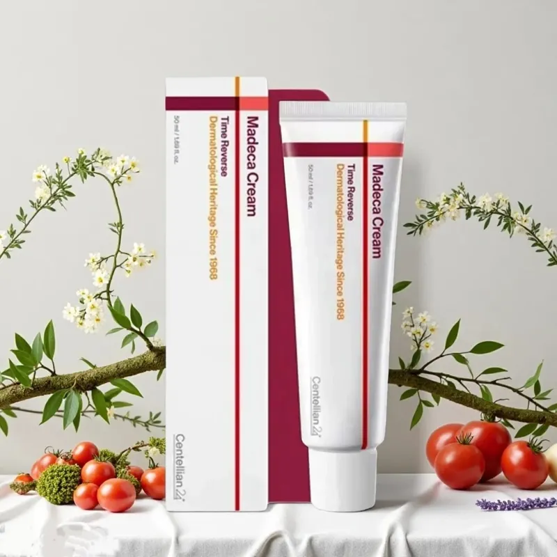 Collagen Madeca Cream Time Reverse Advanced Fast-Absorbing Nourishing Hydrates Firms Reduces Wrinkles Korean Skin Care Centella