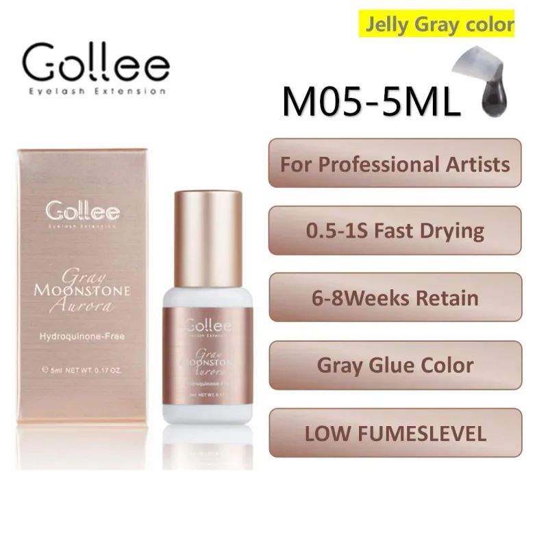 Gollee สำหรับ Master of Eyelash Grafting 0.5s แห้งเร็วการเก็บรักษา 6-8 สัปดาห์ Eyelash Extension กาวกันน้ำ Max Bonding — image 15