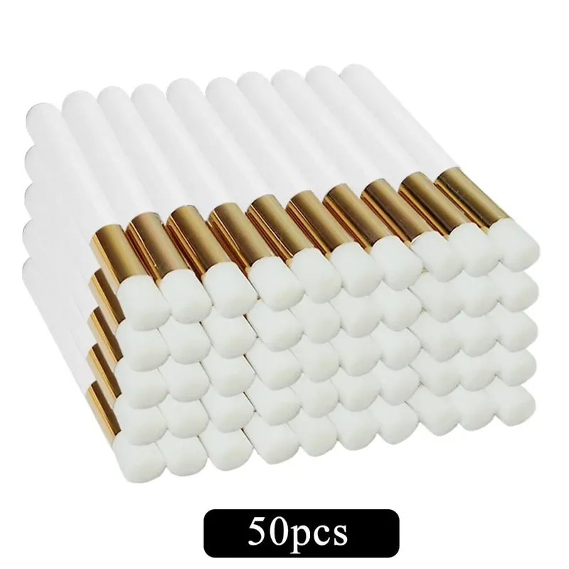 50/100 Chiếc Mi Bàn Chải Làm Sạch Cho Cây Nối Mi Lấp Lánh Làn Mi Dầu Gội Bàn Chải Mũi Làm Sạch Lỗ Chân Lông Dụng Cụ Trang Điểm — image 16