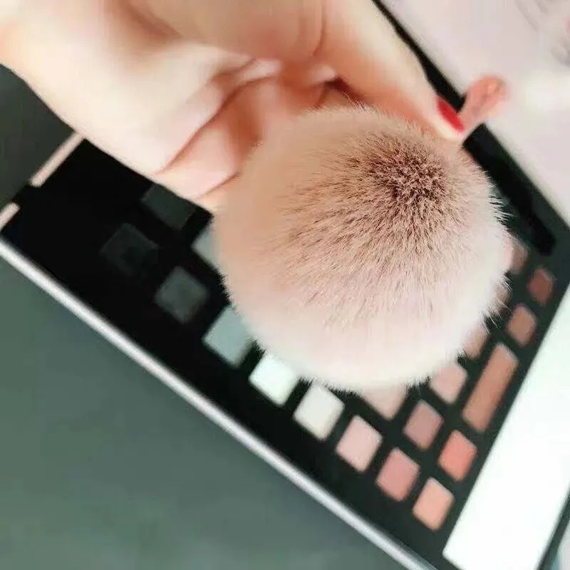 Rose Gold Powder Blush Makeup Brushes Professional Make Up Brush Soft Hair Large Nail Dust Cleaner Manicure Cosmetic Beauty Tool — image 4