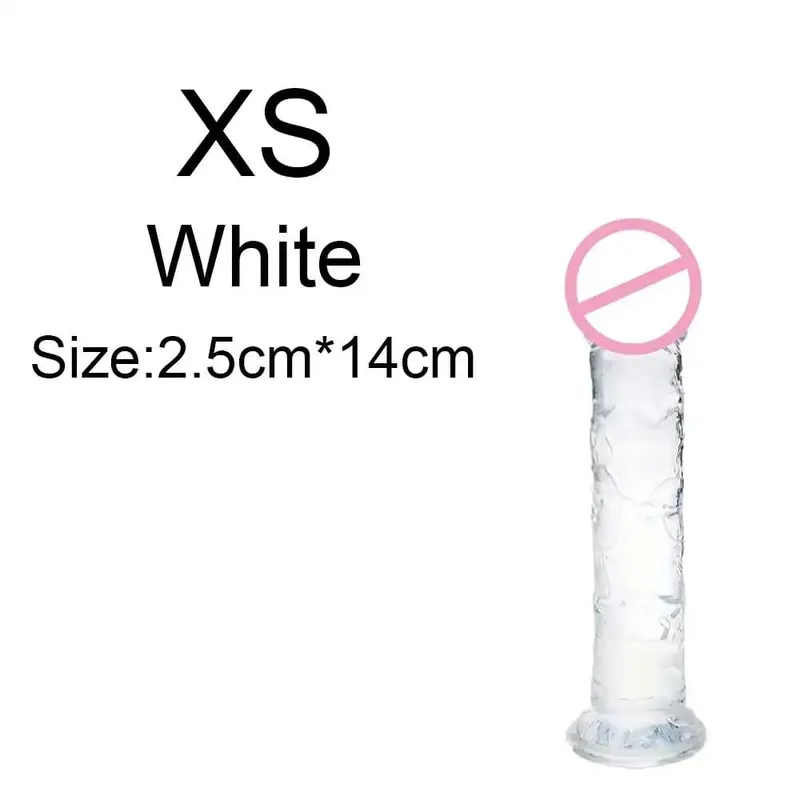 Super Economico Realistico Morbido Donne Erotiche Anali Grande Dildo Ventosa Jelly Dick Giocattoli Del Sesso Morbido Clitori Masturbatori Vaginali Pene — image 8
