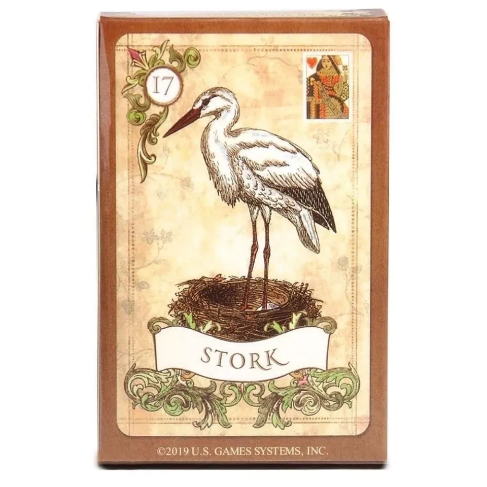 Old Style Lenormand Fortune-Telling Cards English Version A 38 Oracle Deck Divination Fate Board Games Playing Cards — image 3