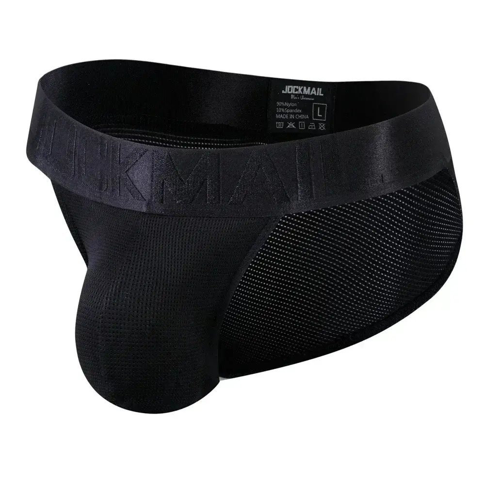 Man's Underwear Briefs Underpants Nylon Mesh Quick Dry Men's Briefs Bikini Slip Men's Tanga Briefs Jockstrap Gay Underwear — image 4