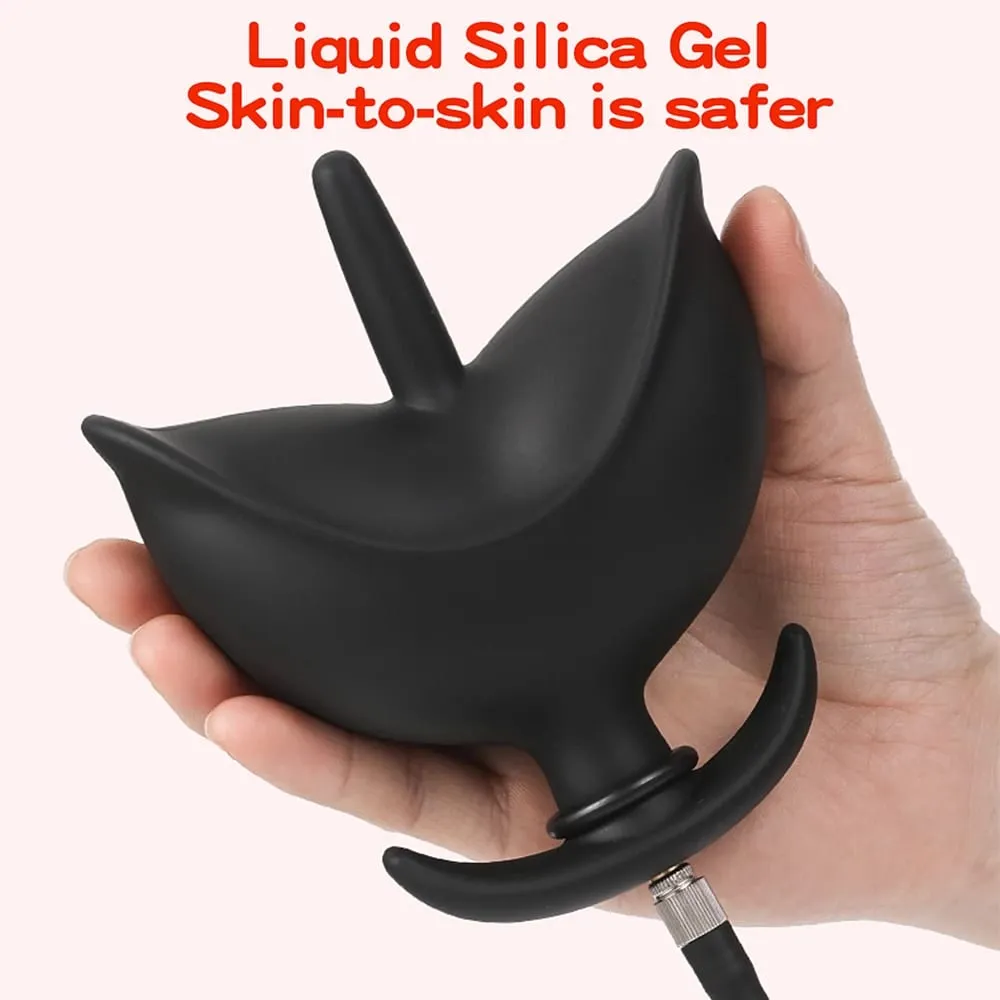 3D-Blumen-Anal-Expander, aufblasbarer Analplug, Einlauftraining, Buttplug, Anal-Hintern-Dilatator, Arsch, Prostata, Sexspielzeug für Männer und Frauen — image 5