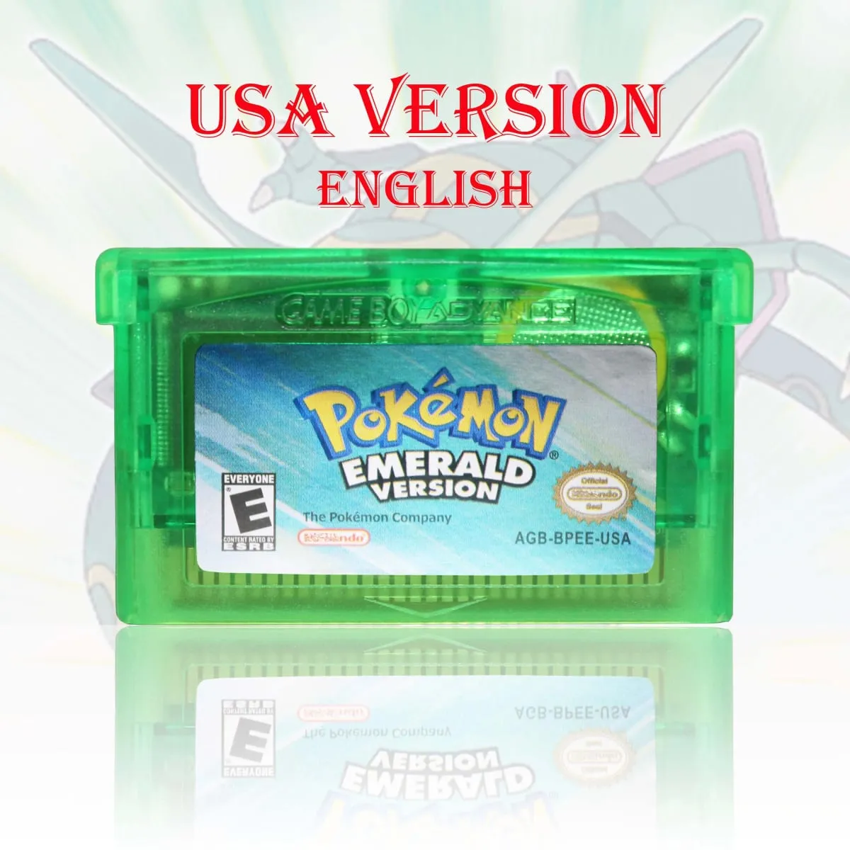 GBC/GBA Versione USA Pokemon Blu/Cristallo/Smeraldo/Rosso Fuoco/Verde Foglia Cartuccia di Gioco Scheda per videogiochi di Alta Qualità con Batteria — image 6