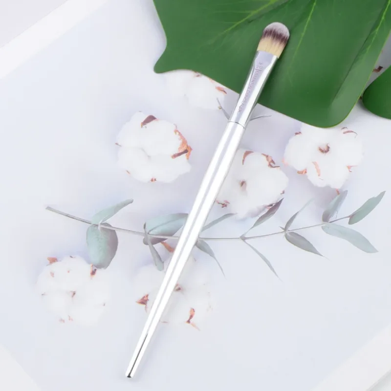 Pinceaux de maquillage professionnels, poudre de teint, coudé, essentiel, correcteur, ombre à paupières, taches, Gel, liner, sourcils, 1 pièce