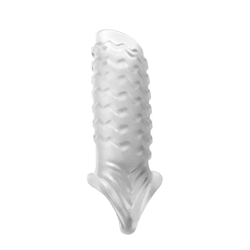 Anneaux de pénis pour hommes retardent l'éjaculation préservatif Extension de manchon de pénis étendre gode adulte Plug Anal jouets sexuels pas de vibrateur pour les femmes
