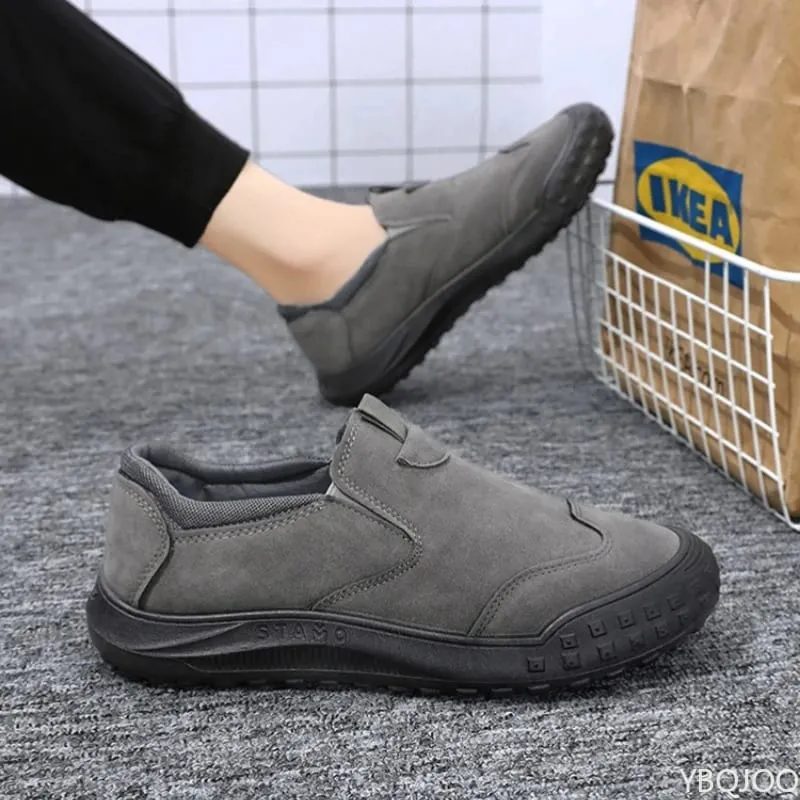 Grande taille printemps automne nouvelles chaussures pour hommes respirantes légères et décontractées en plein air antidérapantes et résistantes à l'usure chaussures de travail pour hommes — image 3