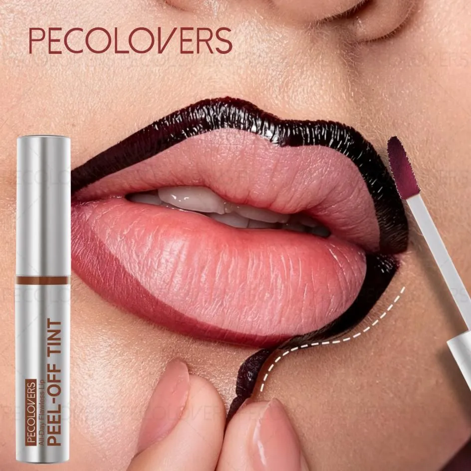 1PC Peel-Off Lip Liner Tattoo กันน้ำยาวนาน Matte Lip Stain Hydrating แต่งหน้า Lip Liner & Gloss — image 2