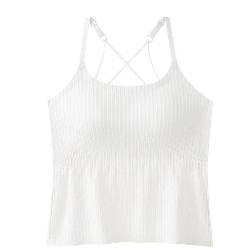 ฤดูร้อน Bra รัดตัวสีดำ Active Big ขนาด Bralette Anti Sagging Bra เสื้อกั๊กหัวข้อ Camisole & ถัง Traf เสื้อผ้าผู้หญิง top Traf Zara — image 6