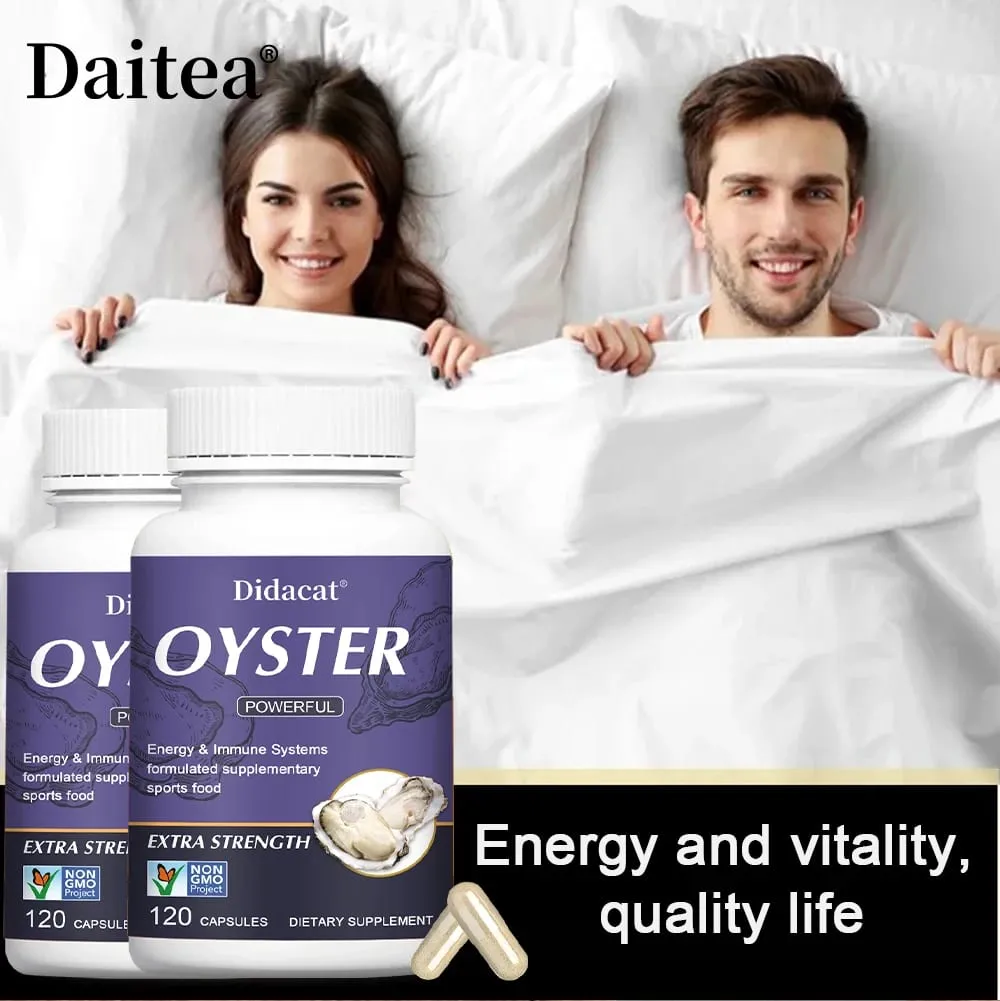 Estratto di ostrica - Supporta la motivazione delle prestazioni atletiche e l'immunità Integratore nutrizionale 120 capsule — image 5