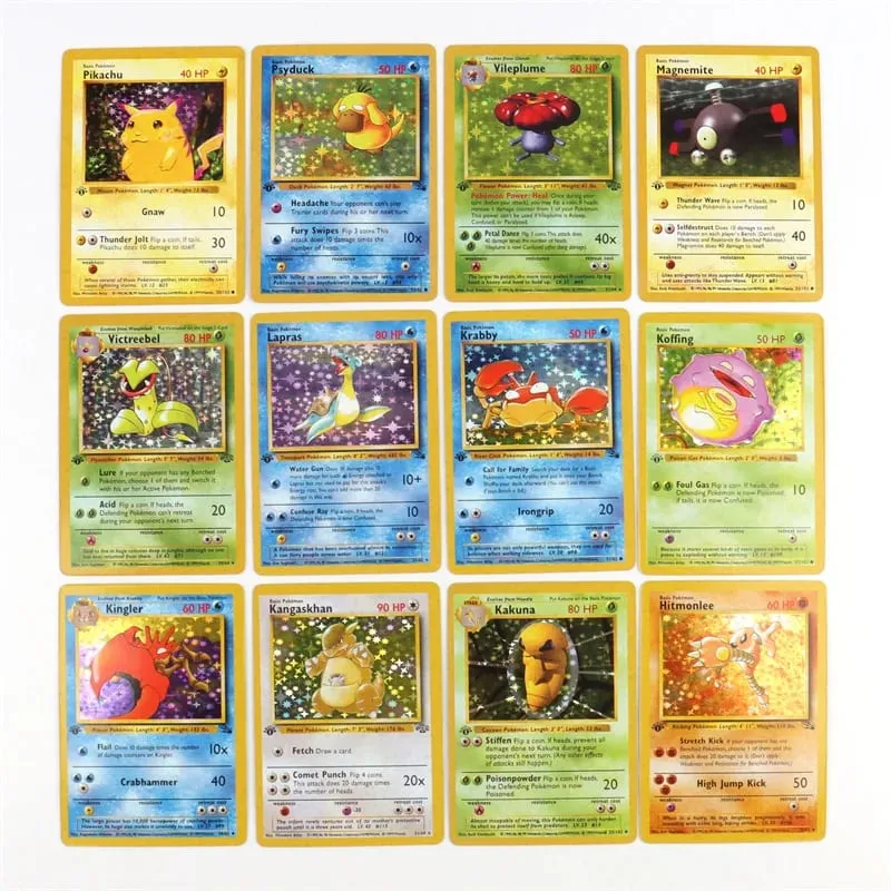 151 Keping/kotak Kad Pokémon Edisi Pertama tahun 1996 Rare Charizard Pikachu Mewtwo Blastoise Mengumpul mainan kad Versi Bahasa Inggeris — image 6