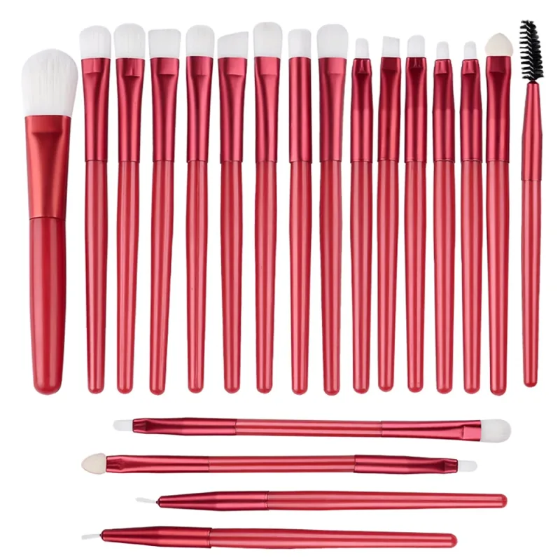 Conjunto de pincéis de maquiagem para os olhos, 20 peças, portátil, macio, ferramentas de beleza, base, sombra, delineador, multifuncional, iniciante — image 17