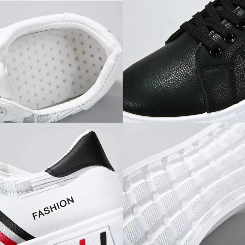 Sneakers da uomo estive Scarpe vulcanizzate casual Scarpe bianche piatte e traspiranti leggere di lusso per uomo Scarpe da tennis Tênis Masculino — image 6