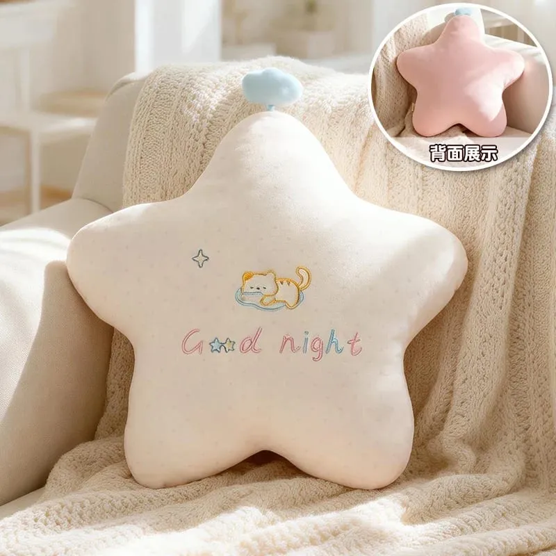 Nuovo farcito nuvola luna stella peluche cuscino morbido cuscino giocattoli per bambini bambino bambini ragazza regalo di Natale camera arredamento auto — image 8