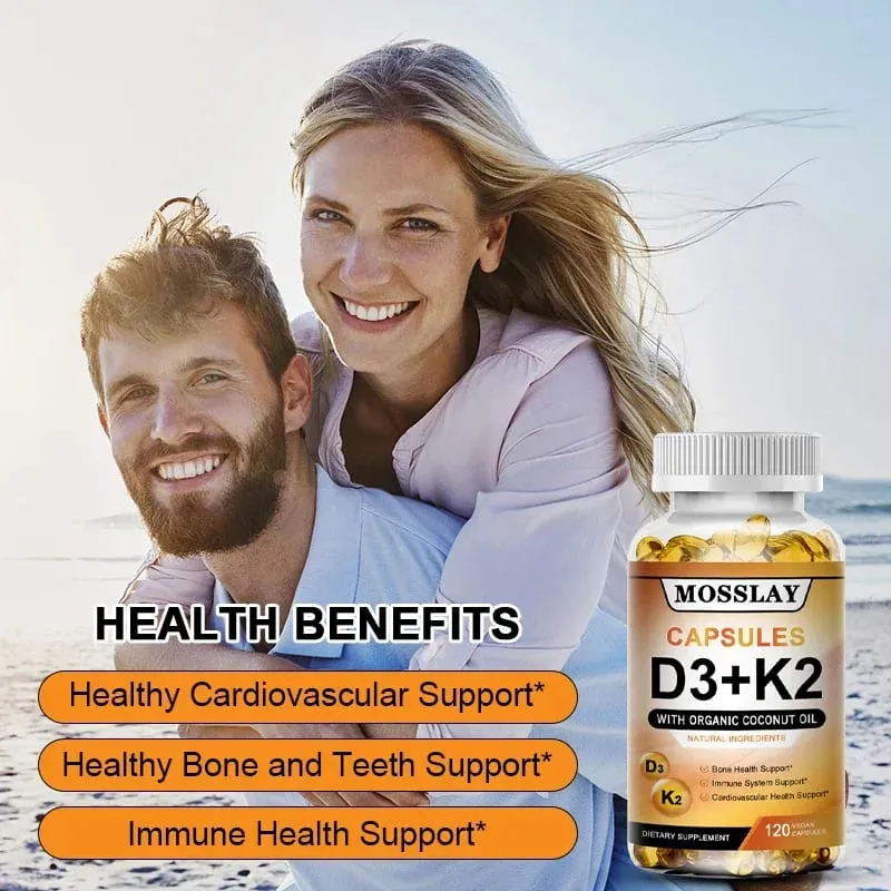 Vitamin K2 and D3 Supplement Premium Formula (30/60/120 Capsules) — image 5