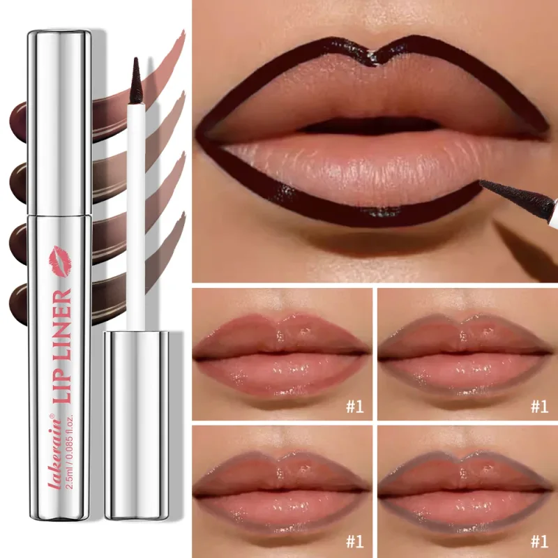Lakerain Peel Off Lip Liner, wasserfest, wischfest, langanhaltende Farbe, lichtecht, hydratisiert, nährt das Lippenkontur-Make-up — image 3
